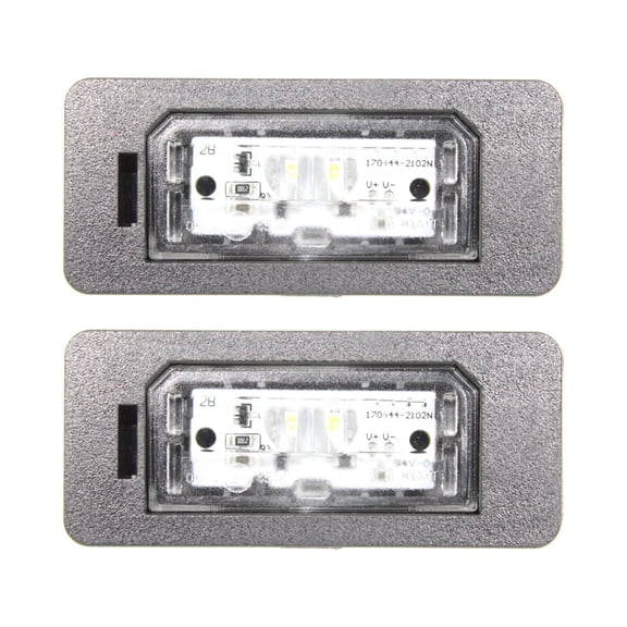 KarParts360 For BMW 428i/430i/435i/440i 2014-2020 License Plate Lights Driver and Passenger Side | Pair | Rear | CAPA | With Bulb(s) | Plastic | Replacement For BM2870102, BM2870102C | 63267193293
