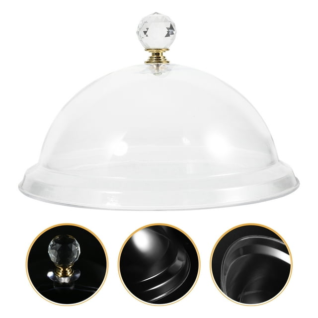 USHOBE Cake Covers Dome Event Organizers Transparent PC Preservation 1Pack