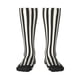 thumbnail image 1 of Balery Black And White Thick Stripes Calcetines novedosos Calcetines deportivos Calcetines hasta la rodilla Calcetines de algodón Calcetines originales y geniales, 1 of 6