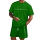 thumbnail image 1 of Pack De Playeras Para Hombre, Conjunto De Dos Piezas De Camiseta Y Pantalones Cortos De Manga Corta Con Estampado Para Hombre, Camisa Estampada Y Pantalón Corto., 1 of 5