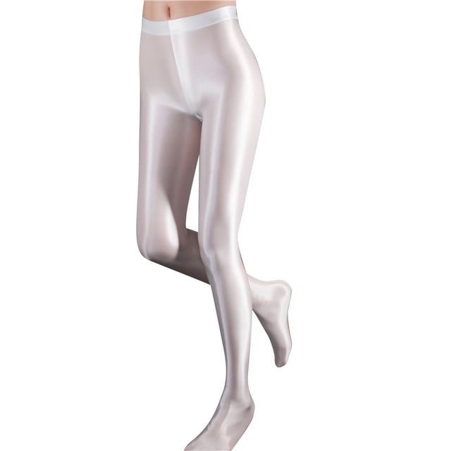 Ultra Thin Transparent Shiny Crotch Dance Yoga Pants Large