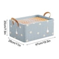 thumbnail image 3 of Fiudx Caja de Almacenamiento de Ropa, Organizador de Tela Plegable, Material Transpirable E Inodoro, Diseño Ligero, Fácil de Mover, Ideal para Dormitorios y Viajes, Tamaño 47 X 28 X 20 Cm., 3 of 6