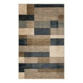 thumbnail image 2 of Superior 8' x 10' Area Rug For Living Room Bedroom, Rockwood Geometric Indoor Rugs, Midnight Navy, 2 of 7