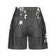 thumbnail image 5 of Mujeres Pantalones Cortos Ilustración de Verano Casual Encaje Hasta el Bolsillo Elástico, Pantalones Cortos Casuales para el Día Y el Ocio, 5 of 5