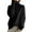 Black, variant on SGMVNU Women's Turtleneck Sweater Fall Winter 2025 Long Sleeve Knitted Trendy Pullover Tops Solid Color Sweaters Black, Size S