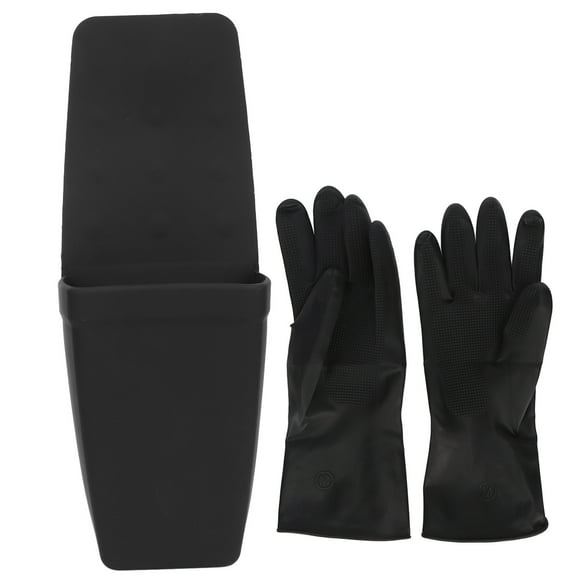 Bolsa de silicona resistente al calor para rizador de pelo, soporte para colgar, herramienta para varita de pelo con guantes, protector solar