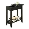 thumbnail image 4 of Convenience Concepts American Heritage 24 in. Tall Flip Top End Table, Black, 4 of 6