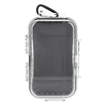 Outdoor Survival Shockproof Waterproof Storage Case Airtight Carry Box Container(Transparent)