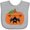 AC-Heather Grey, variant on Inktastic Halloween Pumpkin Funny Bat Boys or Girls Baby Bib