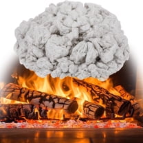 Tutuviw 7oz Glowing Embers for Gas Fireplace, Rock Wool Embers for Vent Free or Vented Gas Log Sets, Creates Realistic Ember Bed with Rock Wool Embers,Inserts Indoor Gas Fireplaces