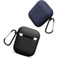 thumbnail image 2 of Estuche para AirPods, funda protectora completa de silicona para accesorios de AirPods, compatible con el estuche de carga inalámbrico y con cable de Apple AirPods 2 (LED frontal visible),, 2 of 7