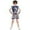 t#387Blue1189, variant on Child Kids Performance Sparkling Stage Outfit Sets Girls Boys Dance Recital Glamour Show Wear With Shimmering Glitter Design Lovely Clothes Sets