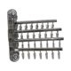 thumbnail image 1 of Estante para colgar calcetines, estante para secar ropa, organizador de ropa montado en la pared, estantes de secado para ropa, guantes, lencería, Gris Macarena percha de viaje plegable, 1 of 8