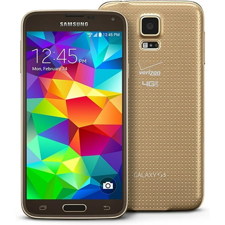 Samsung Galaxy S5 G900A 16GB Unlocked GSM Phone w/ 16MP Camera - Gold