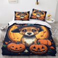 thumbnail image 2 of Likeej Dog Duvet Cover 3d Animal Printed Bedding Set 3pcs Microfiber Halloween Quilt Cover With Zipper Closure Double, 2 of 5