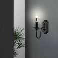 thumbnail image 2 of 3W Vintage Candlestick Wall Sconce E14 Base Metal Wall Light for Fixture Bedroom Living Room Hallway Bronze, 2 of 6