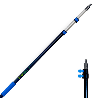 Eversprout 3-Stage Adjustable Extension Pole, 6.5 to 18 Feet, Lightweight Aluminum, 2.1 lbs