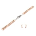 thumbnail image 3 of BIMZUC 14mm / 0.55 inches Watch Band Stainless Steel Watch Strap Replacement Watch Band Strap Accessory Rose Gold Finish Elegant Wristband (180mm / 7.1 inches), 3 of 9