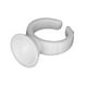 thumbnail image 1 of Juego de 100 anillos de plástico desechables para extensiones de pestañas (blancos), 1 of 7