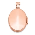 thumbnail image 3 of Rose Gold Polished Oval Locket, 3 of 5