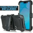 thumbnail image 3 of Value Pack ! for Samsung A10E case Phone Case 360° Cover Screen Protector Clip Kickstand Holster Hybrid Shock Bumper, 3 of 4