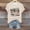Beige, variant on Beige Casual Women's Tops Crew Neck Halloween Pumpkin Shirt, Spooky Season Tee, Fall Graphic Short Sleeve Tee L