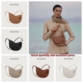 thumbnail image 3 of Bolso bandolera plisado de alta gama Smile Bag en caja de regalo de color Plus, 3 of 4