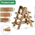 thumbnail image 3 of 3 Tier Wood Cake Stand, Party Wedding Farmhouse Tiered Serving Tray, 3 of 6