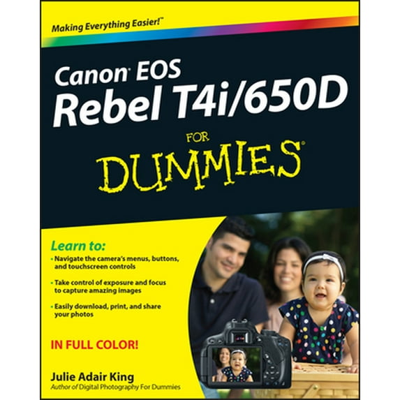 Pre-Owned Canon EOS Rebel T4i/650D For Dummies (Paperback) 111833597X 9781118335970