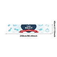 thumbnail image 3 of Heart Illustration The Best Dad Blue Icons Banner Happy Father's Day for Father's Day Celebration Indoor Decoration Holiday Gift, 3 of 8
