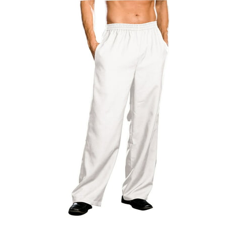 Dreamgirl Men's Basic White Costume Pant