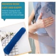 thumbnail image 2 of Miangastore Shower Washcloth Rectangular Practical Design Blue 2Pcs 31.5X11.8In, 2 of 8