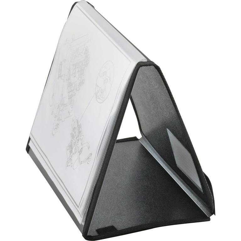 ShowFile Horizontal Display Easel, 20 Letter-Size Sleeves, Black ShowFile Horizontal Display Easel, 20 Letter-Size Sleeves, Black