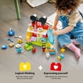thumbnail image 4 of LEGO DUPLO Disney Mickey Mouse Clubhouse with Minnie & Pluto Building Toy - Fine Motor Skill Toy for Toddlers, Ages 2+ - Mickey Mouse Toy for Boys & Girls - Birthday Gift for Kids - 10465, 4 of 7