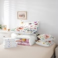 thumbnail image 6 of Feelyou Dreamy Flower Elf Bedding Comforter Set 7pcs for Kids, Rustic Groovy Floral King Bedding Sets, Fairy Tale Princess Reversible Bed Sheets, Breathable Home Decor, 6 of 8