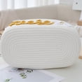 thumbnail image 2 of Cateissary Cesta de almacenamiento plegable con asas para organizar juguetes y artículos esenciales para bebé, contenedor de baño para bebé Almacenamiento y organización del hogar tipo+4, 2 of 6
