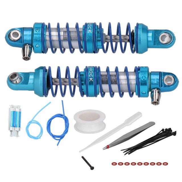 Juego De Amortiguadores De Resortes, Juego De Amortiguadores De Suspensión Que Absorben Los Golpes, Para Axial Scx10/Rr10 1/10 RC Car Ghost Capra Trx4 Trx6 Rgt 86100 1/10 YLSHRF Paso del orificio 70 mm/2,8 pulg.