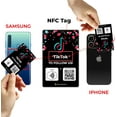 thumbnail image 5 of Étiquette Réutilisable Personnalisée-Tap/QR TikTok Carte de Révision - 1 Pack Carte de Vérification Instantanée TikTok - Code QR et Cartes NFC pour Affaires, Carte Tap TikTok, 5 of 5