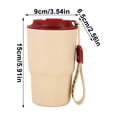 thumbnail image 3 of TIMIFIS Tissue Boxs 316 Stainless Steel Coffee Cup Double Layer Vacuum Insulated Cup Car Mounted with Lifting Rope Convenient Cup Insulated Water Cup Coffee Cup 480Ml Kitchen Gadgets, 3 of 6