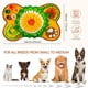 thumbnail image 3 of Precio sorpresa!Juguetes para perros, almohadilla redonda para mascotas, estera de alimentación de entrenamiento lavable, juguetes para perros, 3 of 5
