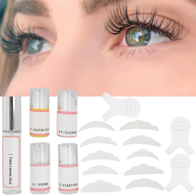 Perming Eyelash Perming Fixing Agent Nourishing Liquid Glue Eyelash Perming Kit Curling Tool Set