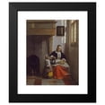 thumbnail image 2 of Pieter De Hooch 15x17 Black Modern Framed Museum Art Print Titled - A Woman Peeling Apples (C. 1663), 2 of 5
