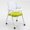 Green, variant on Ergonomic Reception Chair Breathable Mesh Chair Desk Chair Training Room Chair for School Conference Stackable with Wheels,Chair with Writting Board