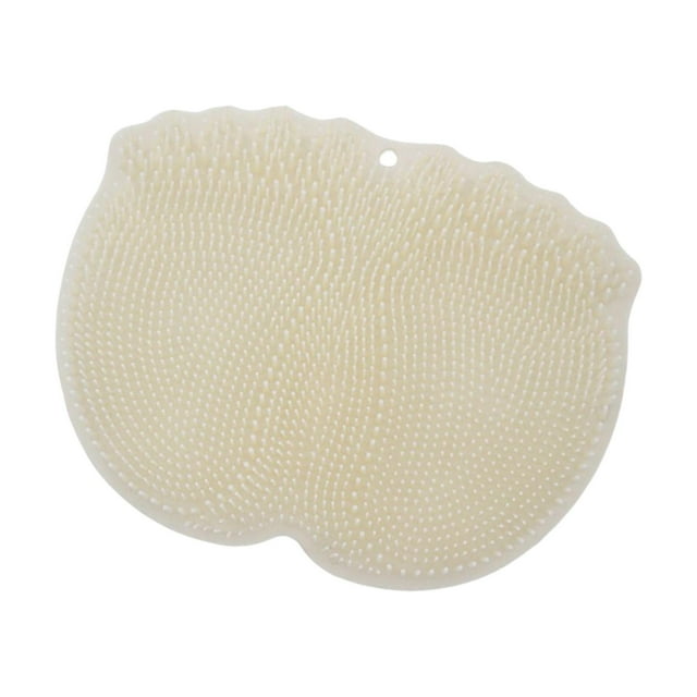 Depurador de pies Sunnimix Almohadilla de masaje TPE con ventosas Ducha Blanca