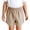 Khaki, variant on CQONEPT Boys Girls Shorts Summer Elastic Waist School Uniform Shorts with Pockets 5-14 Years Yellow 6 Months