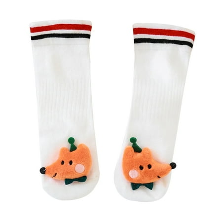

TY-Baby Toddler Girl Boy Cartoon Pattern Stockings Children High Stocking Cotton Middle Socks Leg Warmers