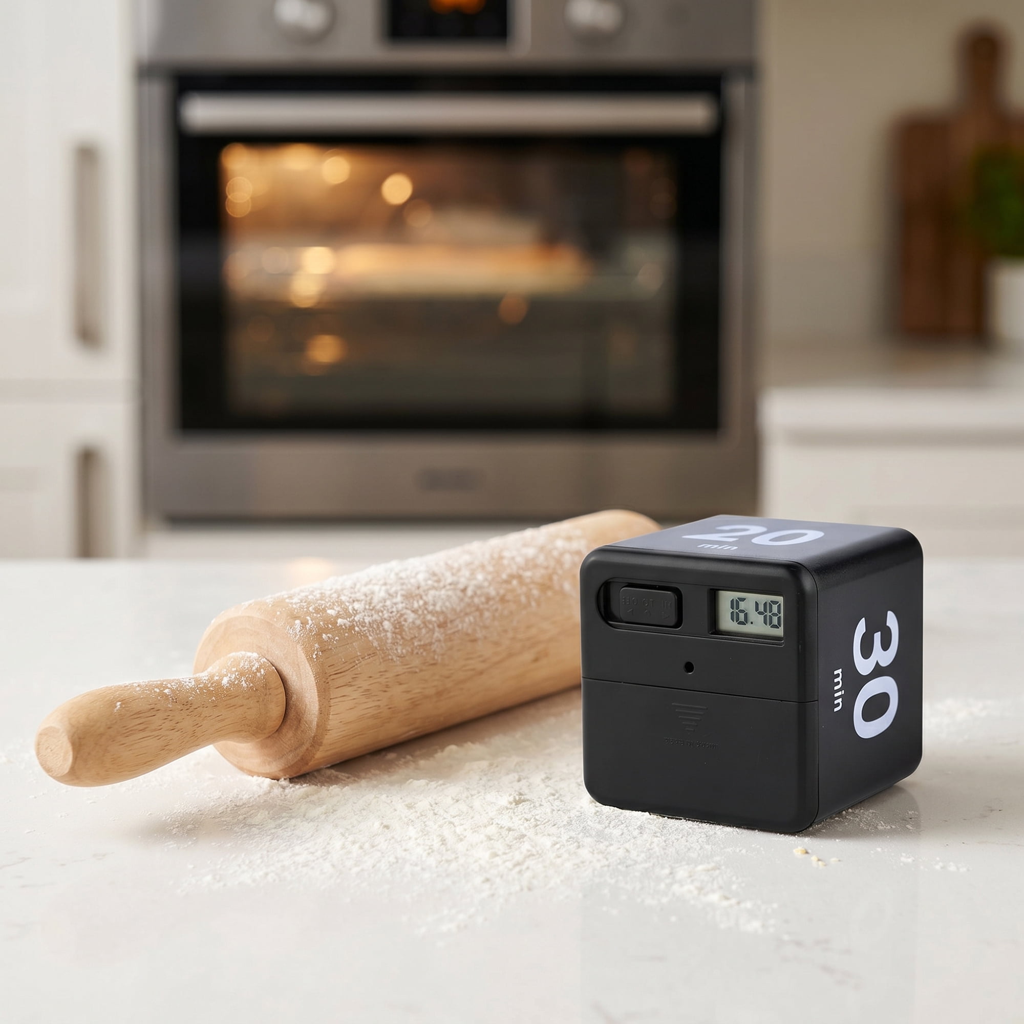 Unique Bargains 60 Minute Kitchen Timer Digital Visual Timer for Students and Adult Black