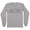 Grey, variant on Skyline Mexico Long Sleeve Shirt Unisex Large White