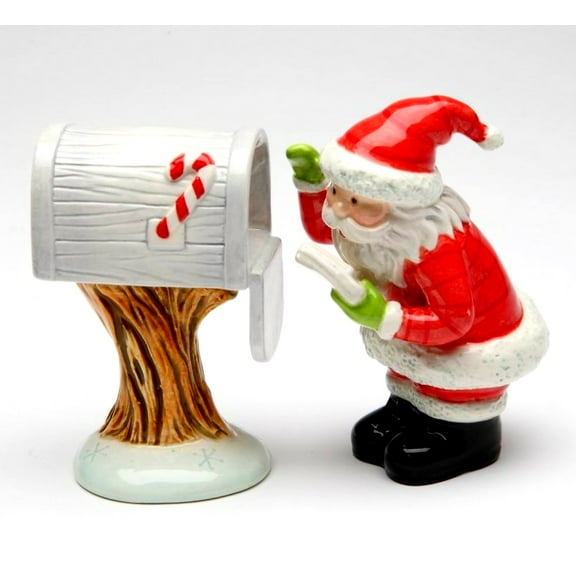 Mrs. Claus Mail For Santa  Salt & Pepper Shaker