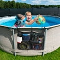 thumbnail image 5 of Versatile Pool Storage Bag Adjustable Accessories Net with 5 Mesh Pockets Ideal for Above Ground Pools, 5 of 5